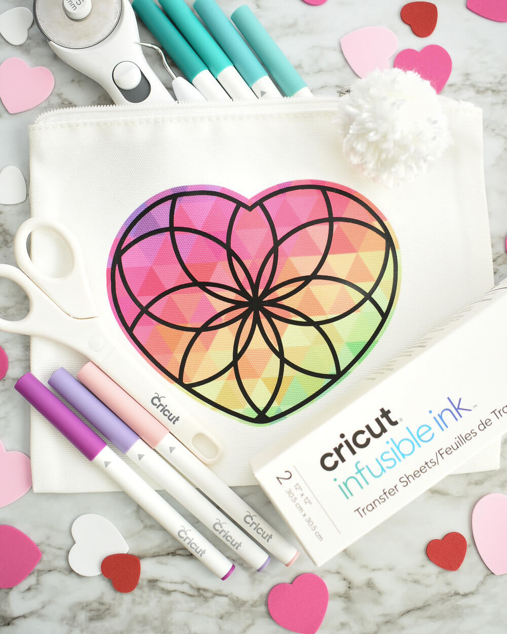 How to layer Cricut Infusible Ink and Iron-on