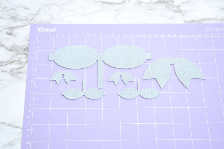 Cricut leather bow cuts