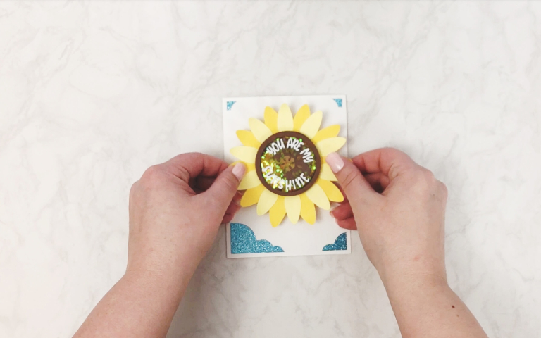 Layered Flower Shaker Assembly with Cricut