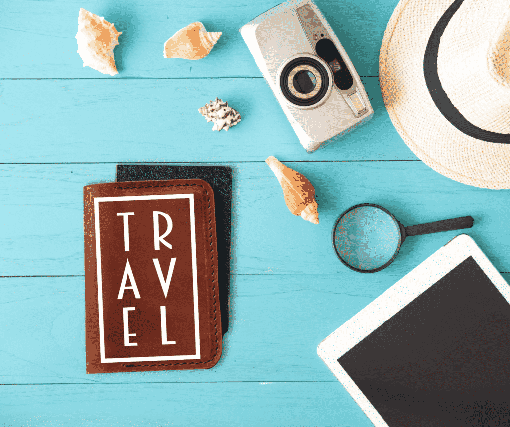 Free Travel SVG cut files for Cricut - Passport Cover