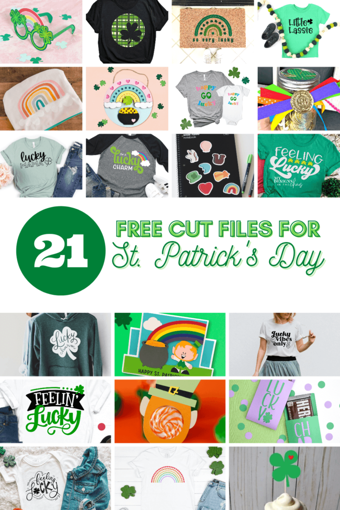 free cut files for St. Patrick's Day