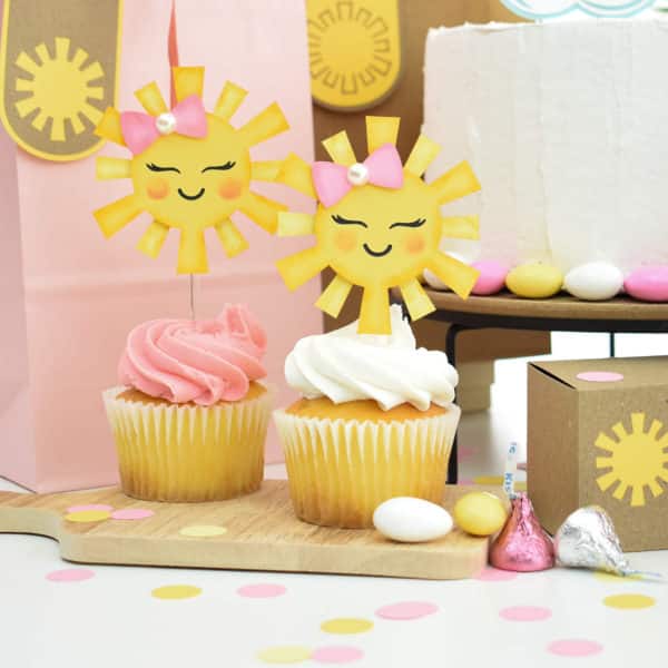 Little Miss DIY Sunshine Party for a baby shower