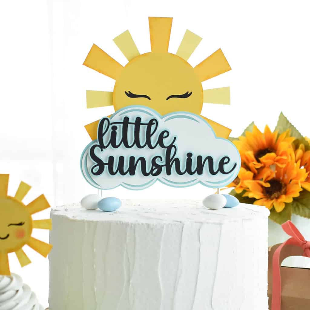 Little Sunshine Collection: Cake Topper