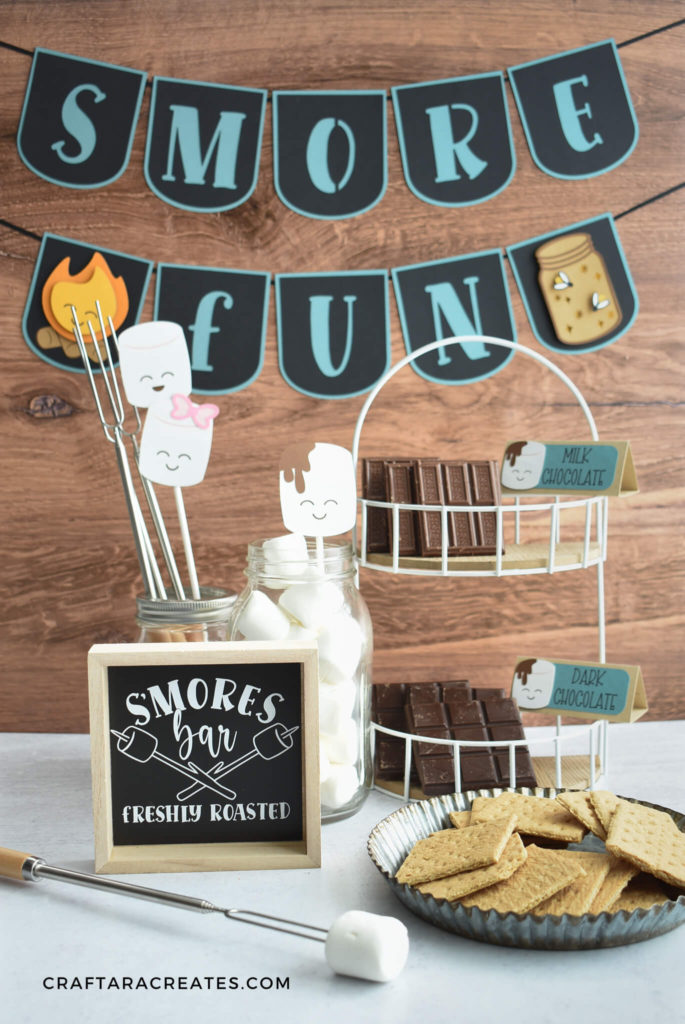 Smores Bar Cut File Bundle for Cricut