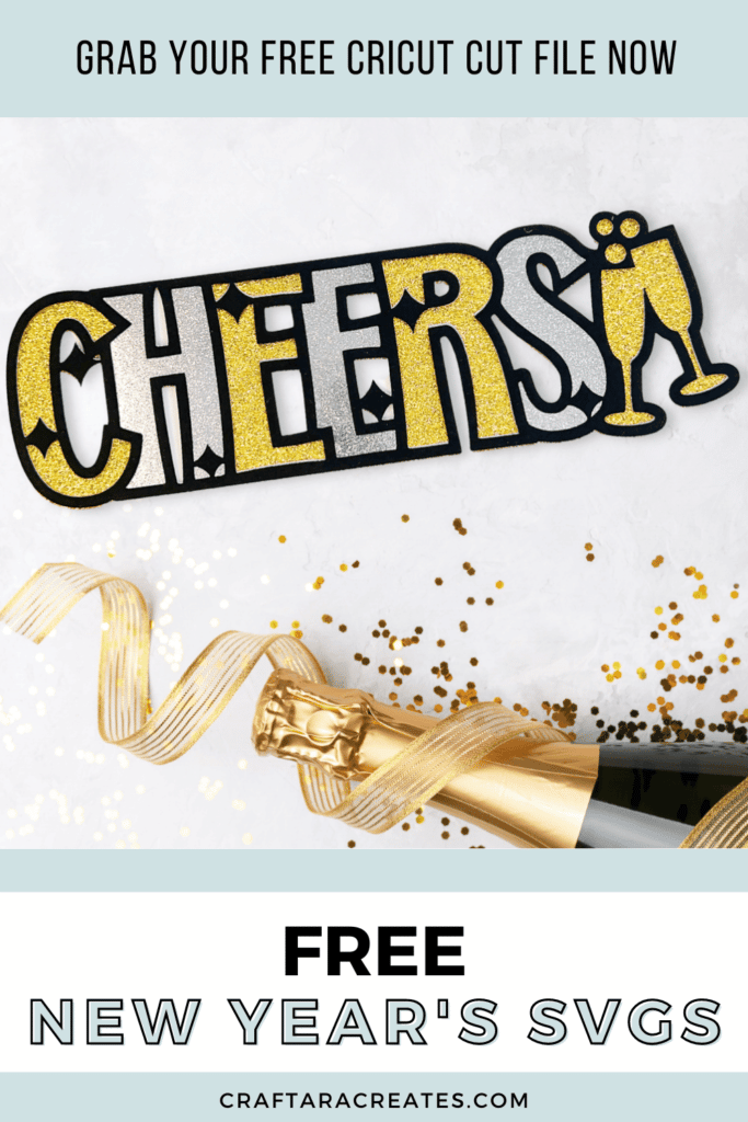 Free New Years SVGs - CHEERS