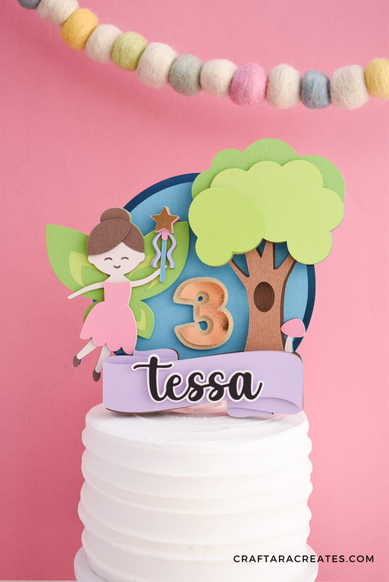 Fairy Birthday Party with Cricut