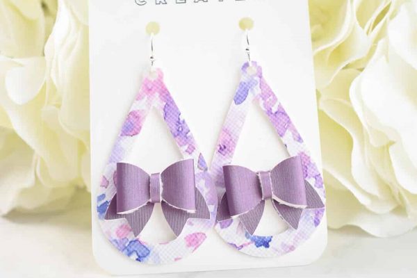 CricutBowEarrings CricutBowEarrings