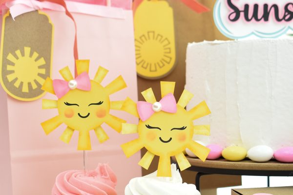 Little Miss DIY Sunshine Party for a baby shower