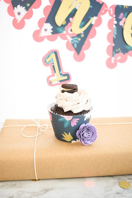 Simple DIY birthday decor with Cricut