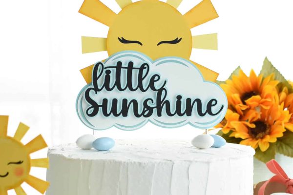 Little Sunshine Collection: Cake Topper