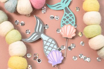 Mermaid Tail Cupcake Toppers