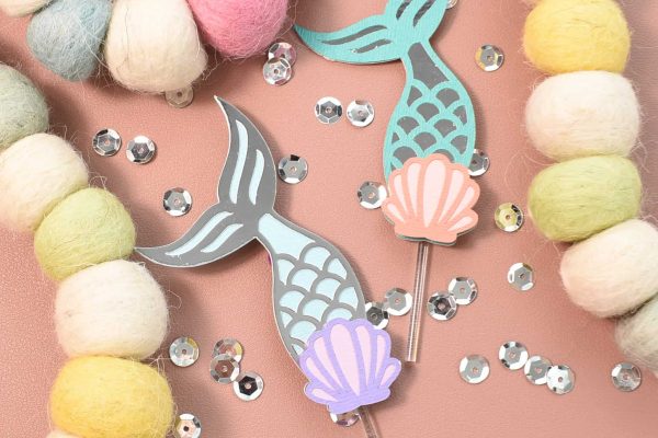 Mermaid Tail Cupcake Toppers