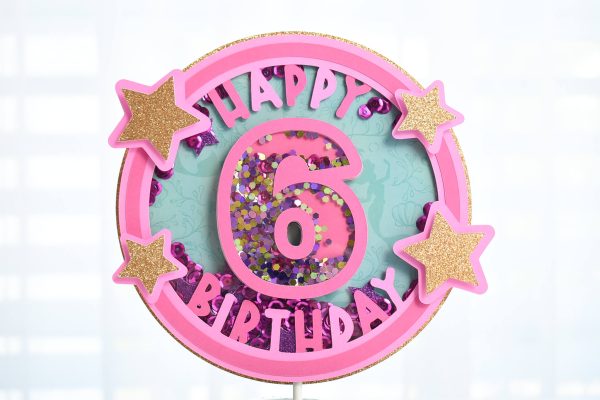 How to make a shaker cake topper with Cricut How to make a shaker cake topper with Cricut